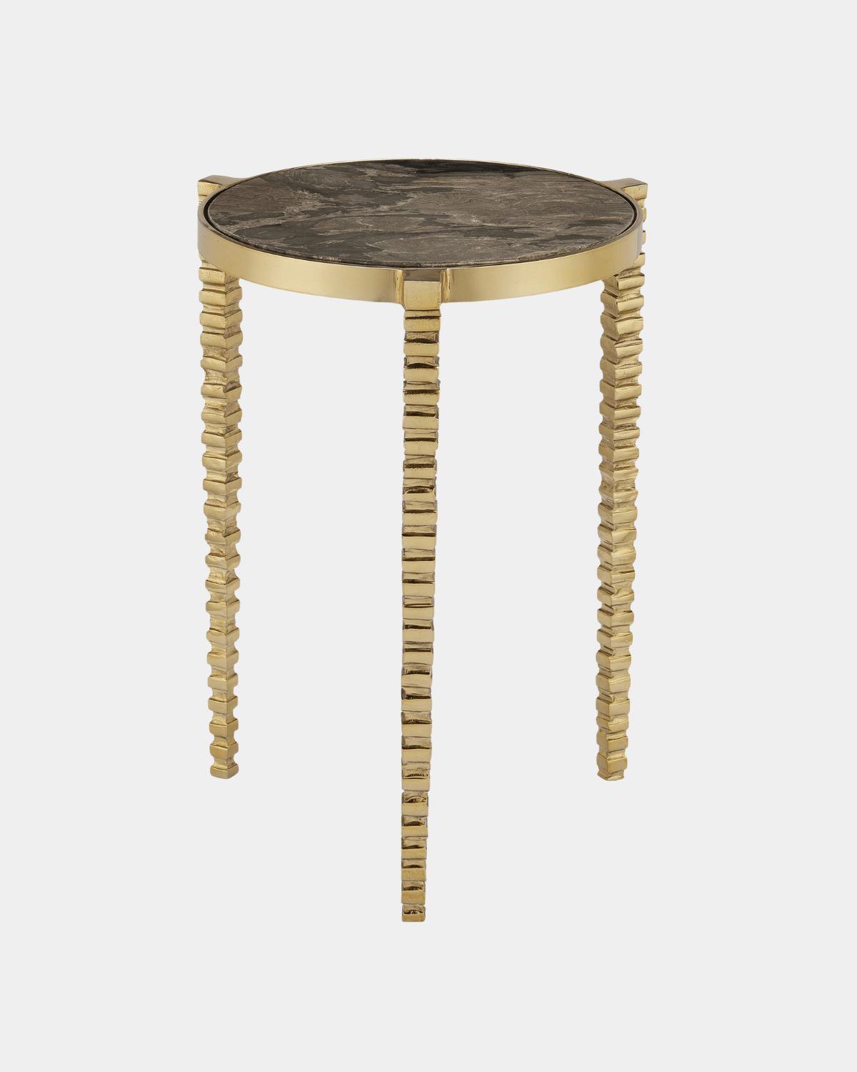 Corrado Cappuccino Marble Accent Table - Marble Lotus - Corrado Cappuccino Marble Table