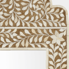 Crown Mirror - Brown - Marble Lotus - Crown Mirror - Brown