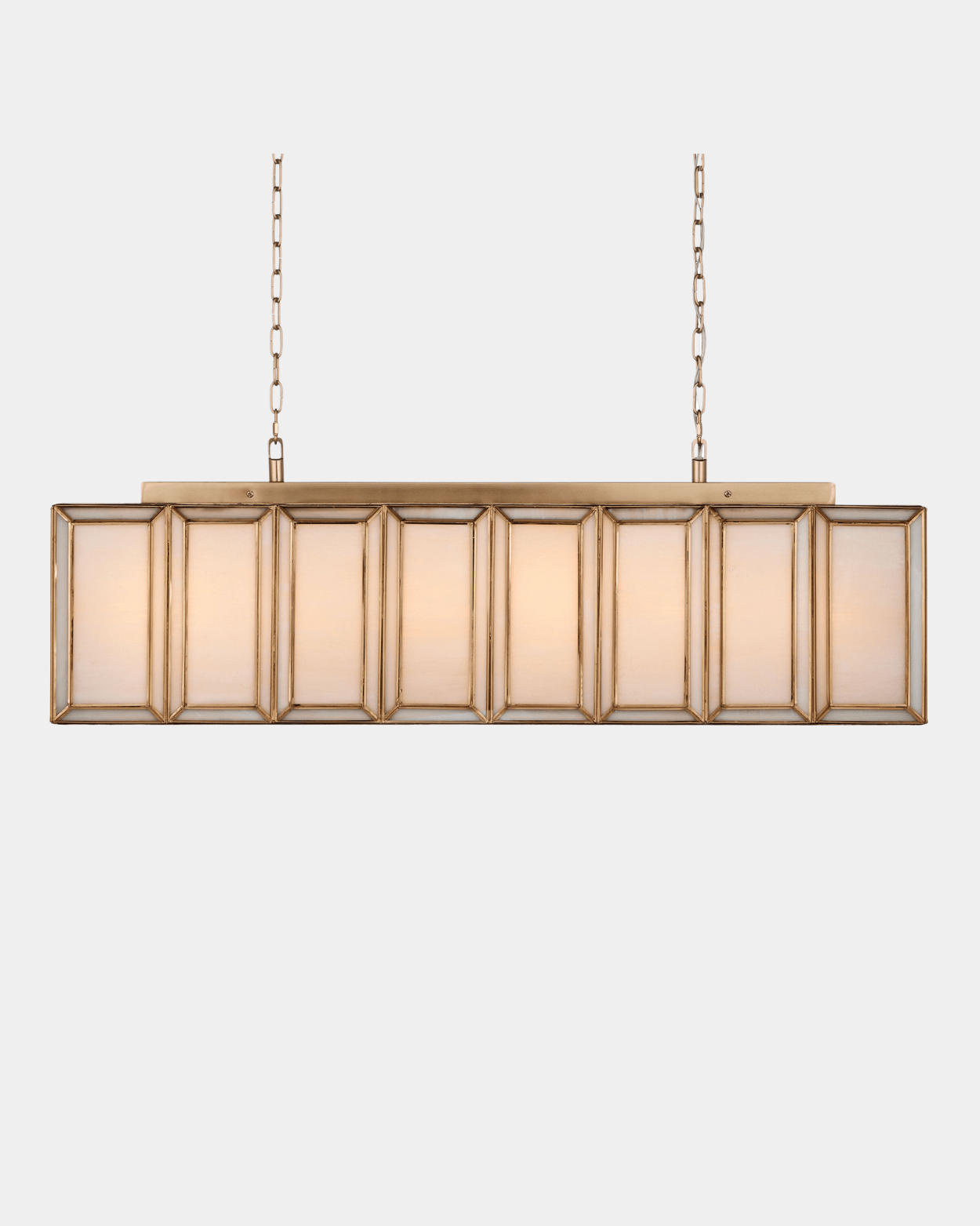 Daze Rectangular Chandelier - Marble Lotus - Modern Daze Rectangular Chandelier | Marble Lotus