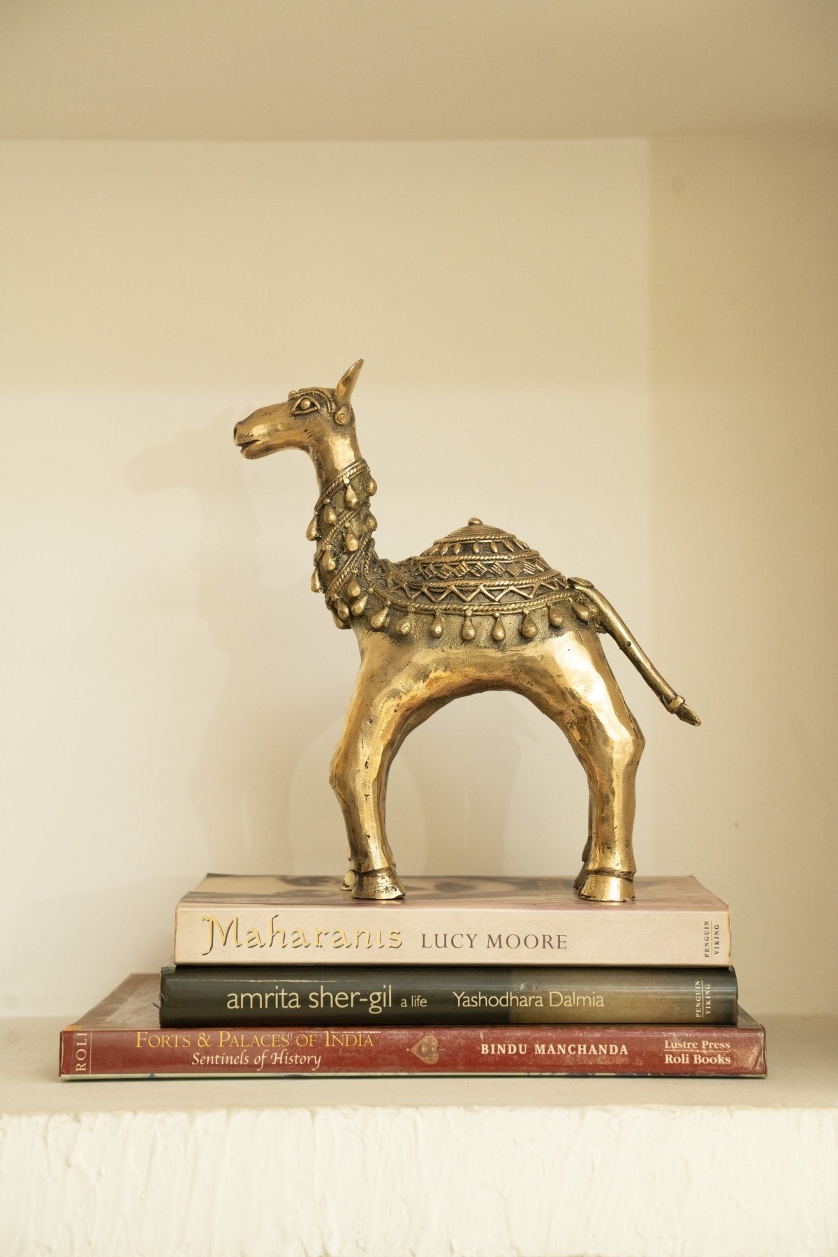 Dhokra Tribal Camel Statue - Marble Lotus - Dhokra Tribal Camel Statue