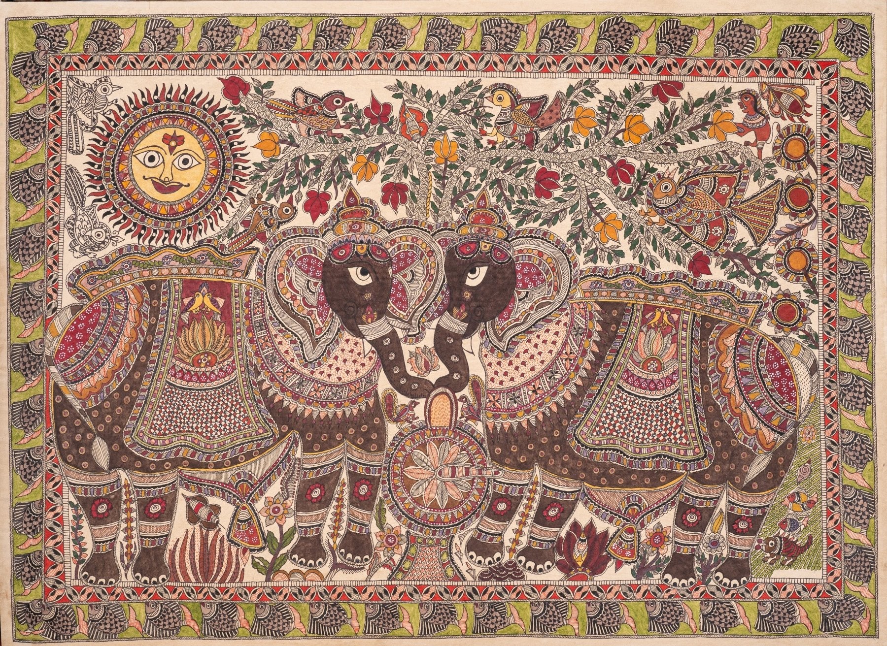 Elephants and the Sun - Marble Lotus - Elephants and the Sun