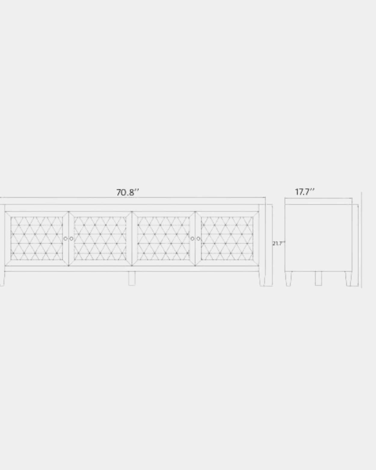 Etewah Console Table - Marble Lotus - Etewah Console Table