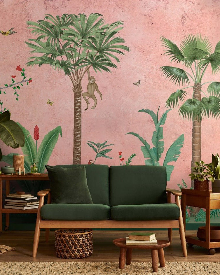 Fascinating Enchantment, Luxury Wallpaper for Rooms, Customised - Marble Lotus - Fascinating Enchantment, Luxury Wallpaper for Rooms, Customised