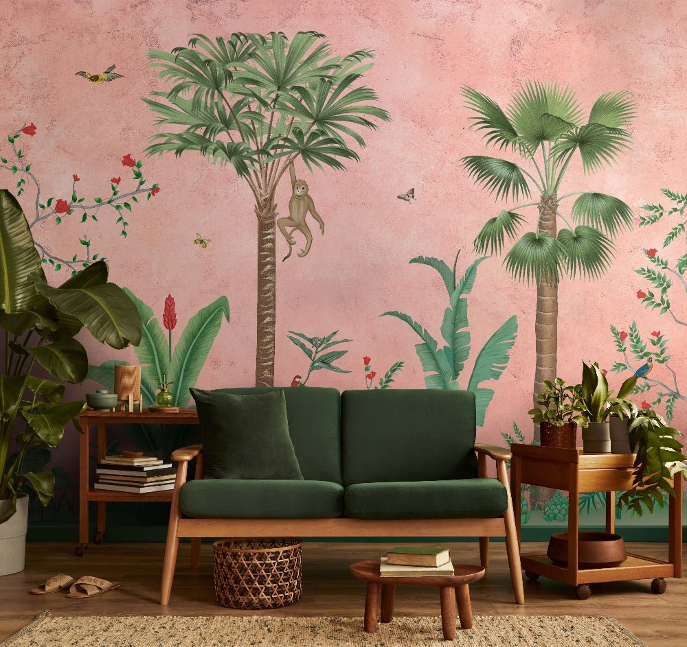 Fascinating Enchantment, Luxury Wallpaper for Rooms, Customised - Marble Lotus - Fascinating Enchantment, Luxury Wallpaper for Rooms, Customised