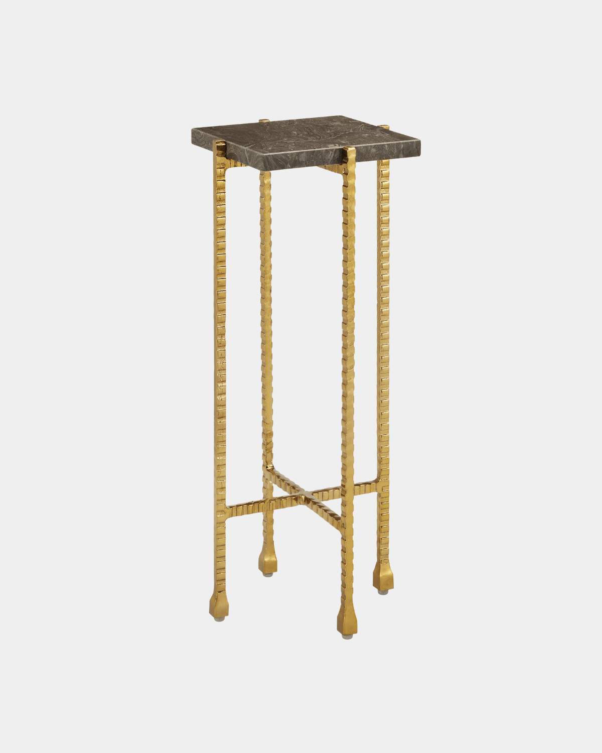 Flying Gold Marble Drinks Table - Marble Lotus - Flying Gold Marble Drinks Table - Luxe Decor