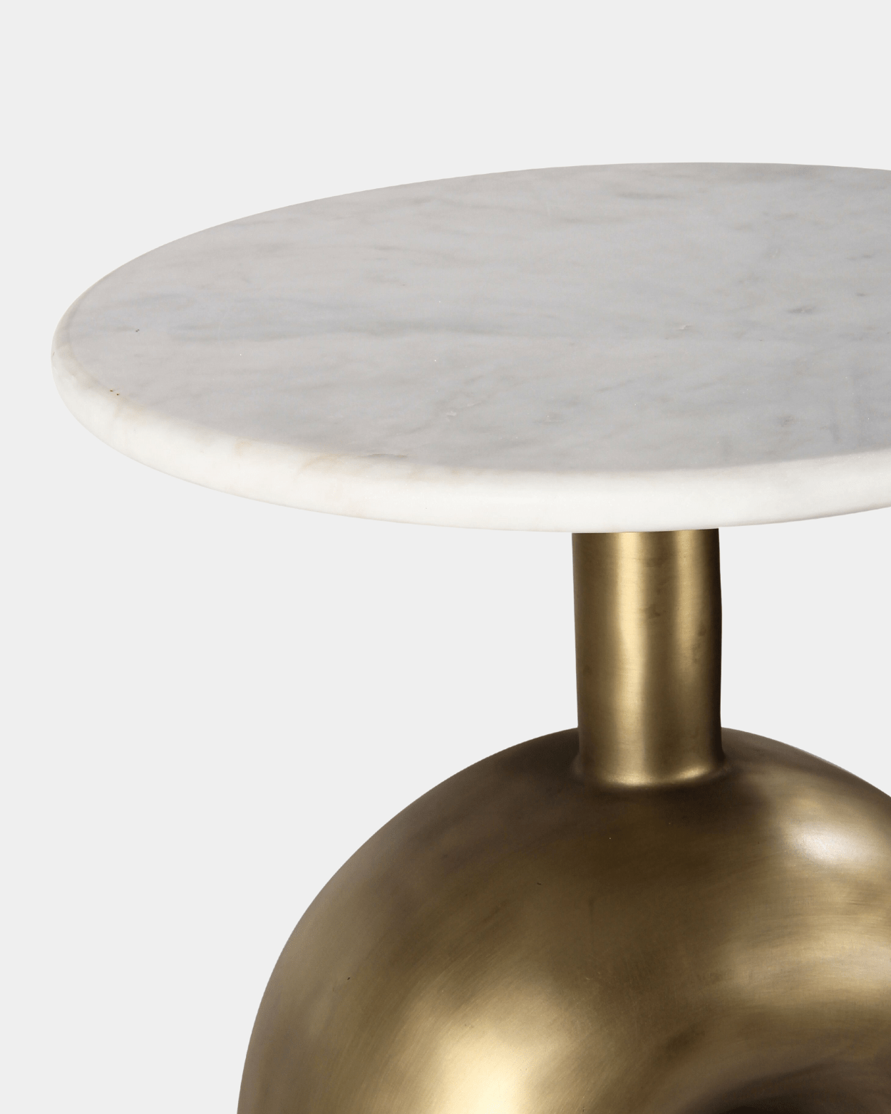 Fork Side Table - Marble Lotus - White Marble Side Table - Elegant Design | Marble Lotus
