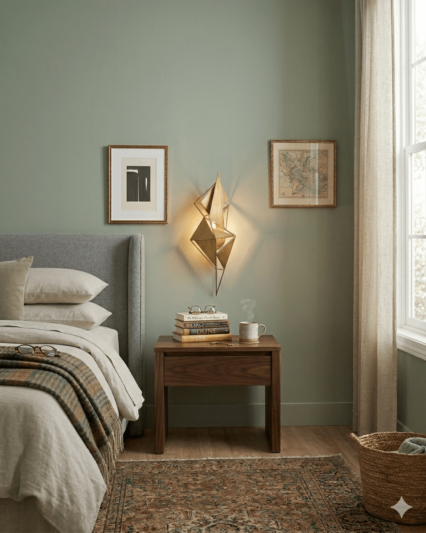 Freesia Wall Sconce - Marble Lotus - Freesia Wall Sconce