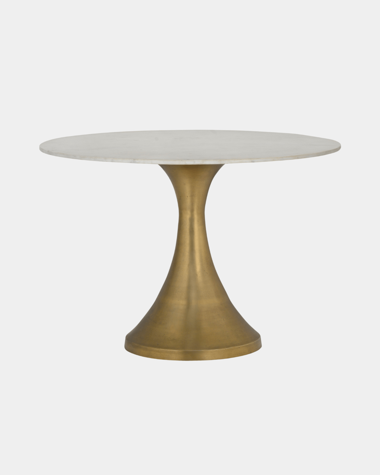 Funnel Dining Table - White - Marble Lotus - Funnel White Dining Table | Marble Lotus