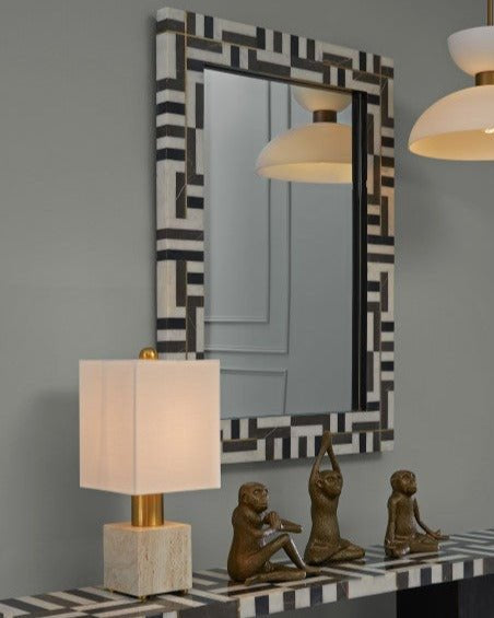 Gentry Rectangular Mirror - Marble Lotus - Order Gentry Rectangular Mirror