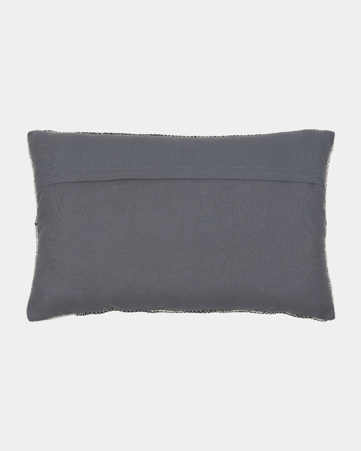 Geometric Gray Diamond Woven Lumbar Pillow - Marble Lotus - Purchase Geometric Gray Diamond Woven Pillow | Marble Lotus