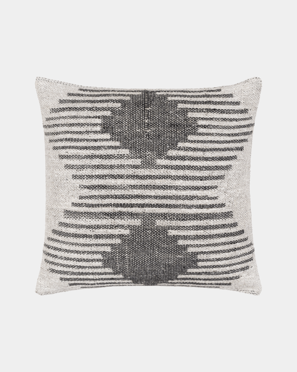 Geometric Gray Diamond Woven Lumbar Pillow - Marble Lotus - Purchase Geometric Gray Diamond Woven Pillow