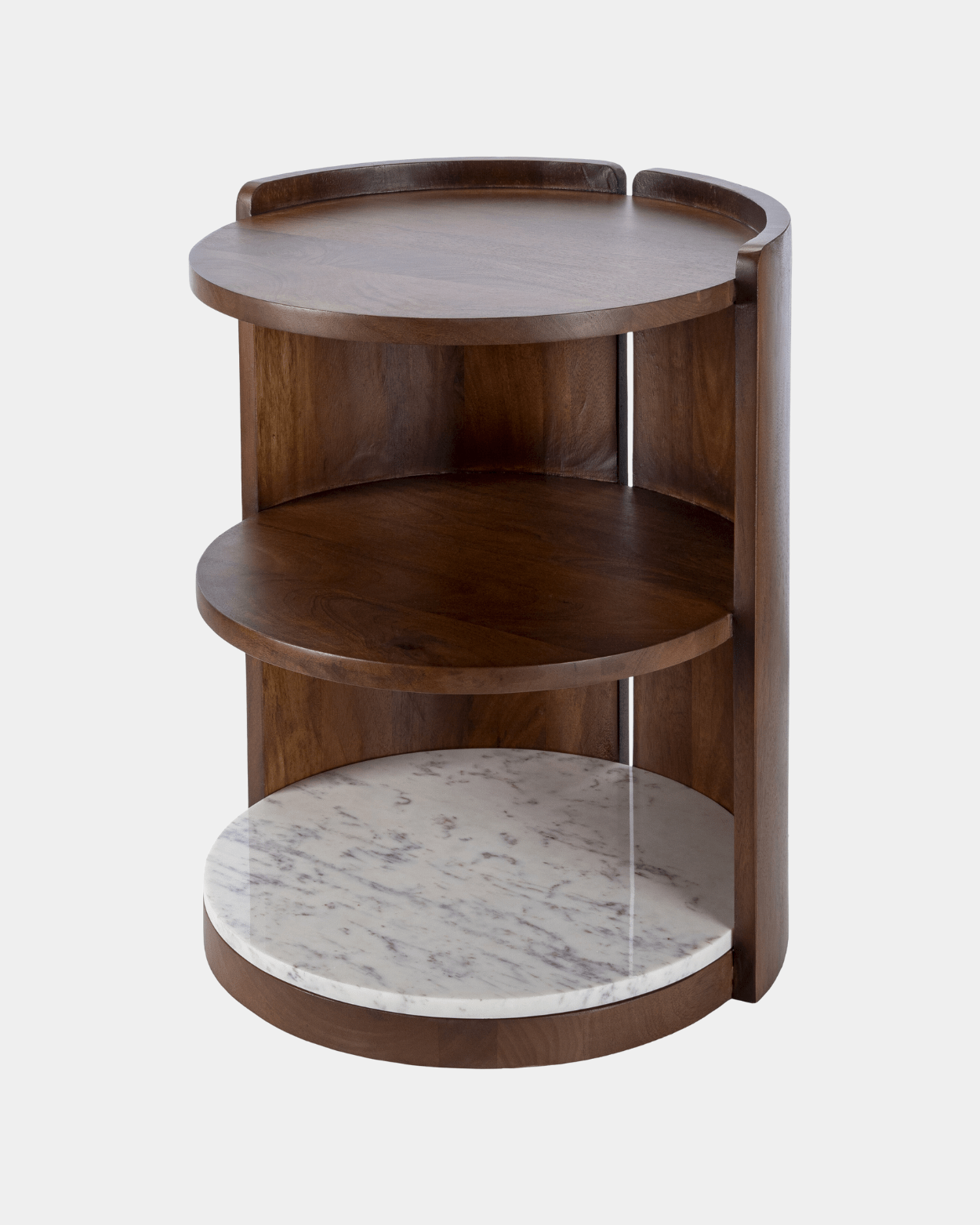 Gerald Luxe Mango Wood Side Table - Marble Lotus - Buy Gerald Luxe Mango Wood Side Table