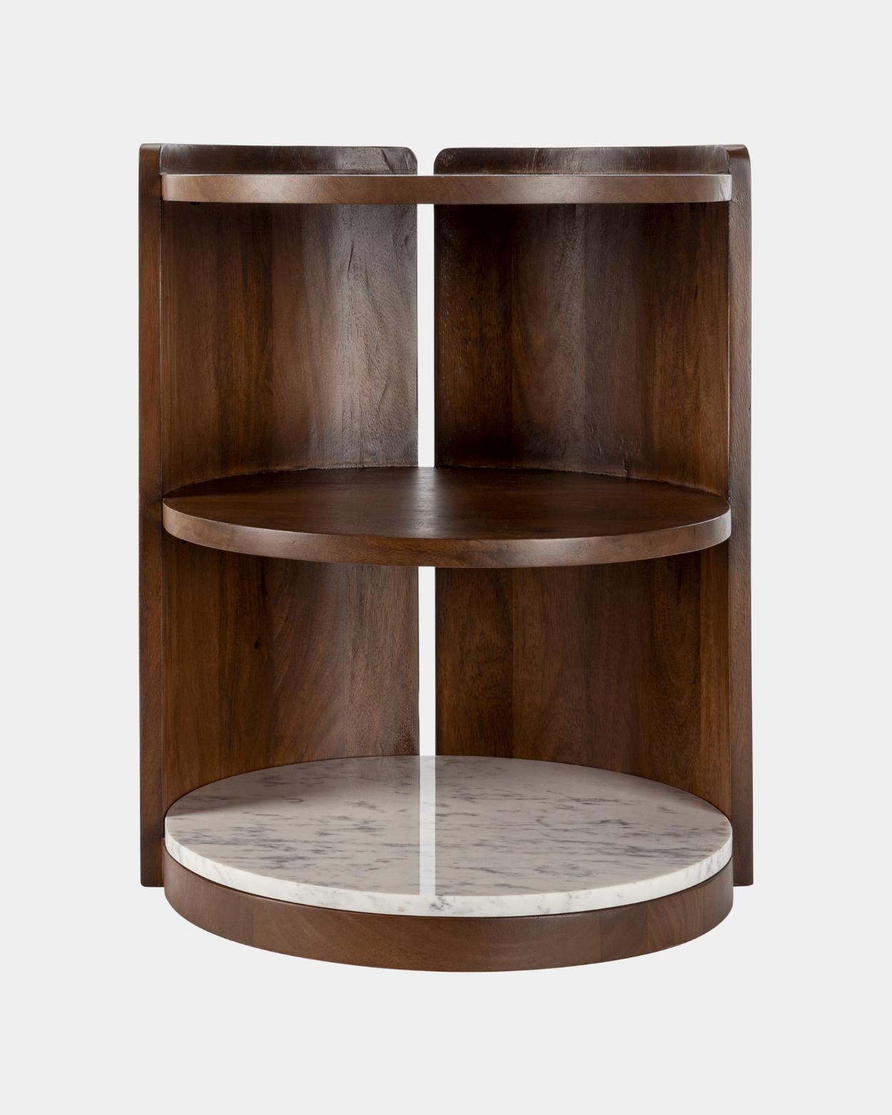 Gerald Luxe Mango Wood Side Table - Marble Lotus - Gerald Luxe Mango Wood Side Table | Marble Lotus
