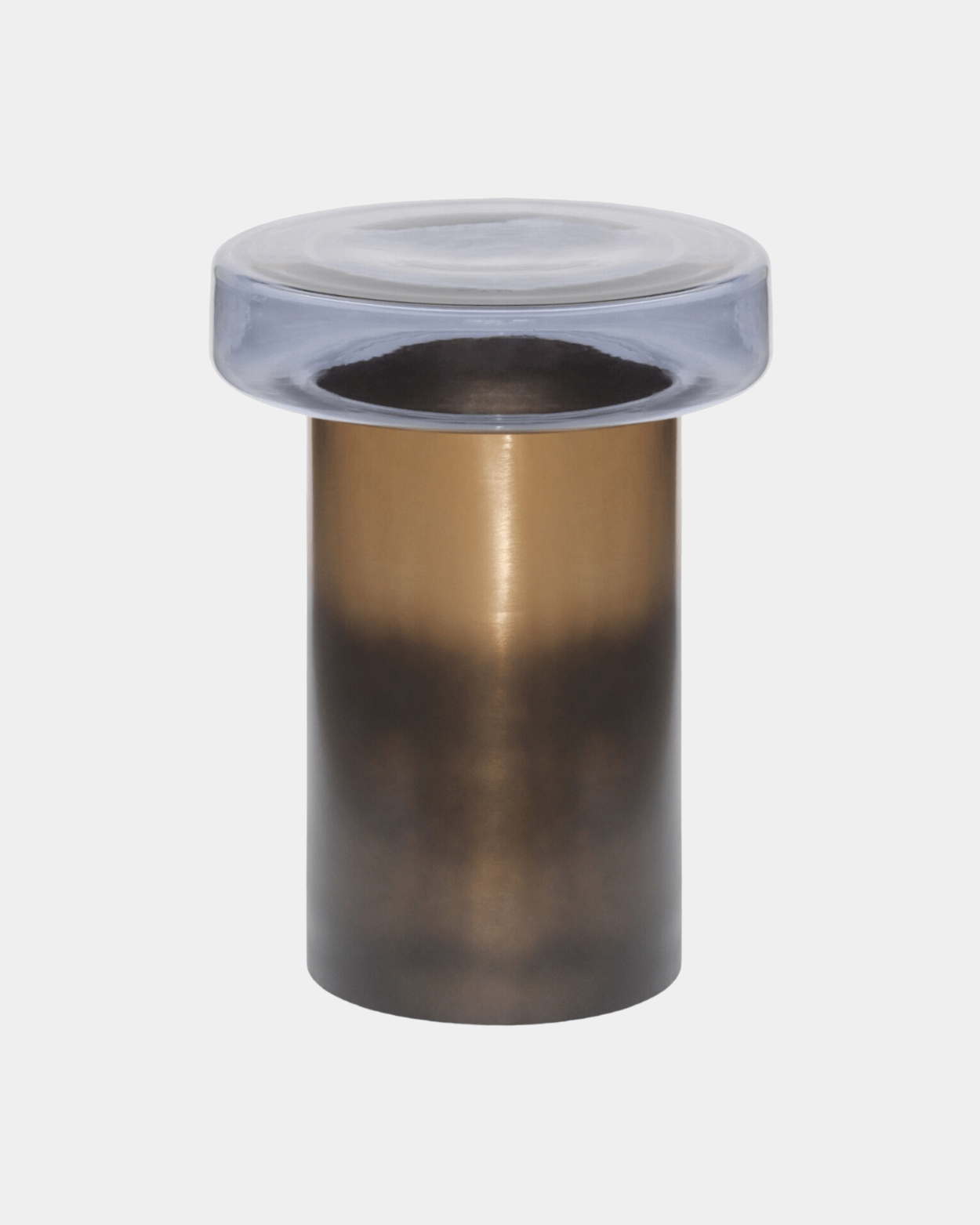 Glass & Gold Fusion Side Table - Marble Lotus - Order Glass Gold Fusion Side Table | Marble Lotus