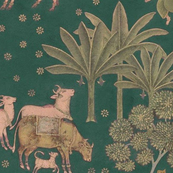 Gokul Pichwai - Marble Lotus - Gokul Pichwai
