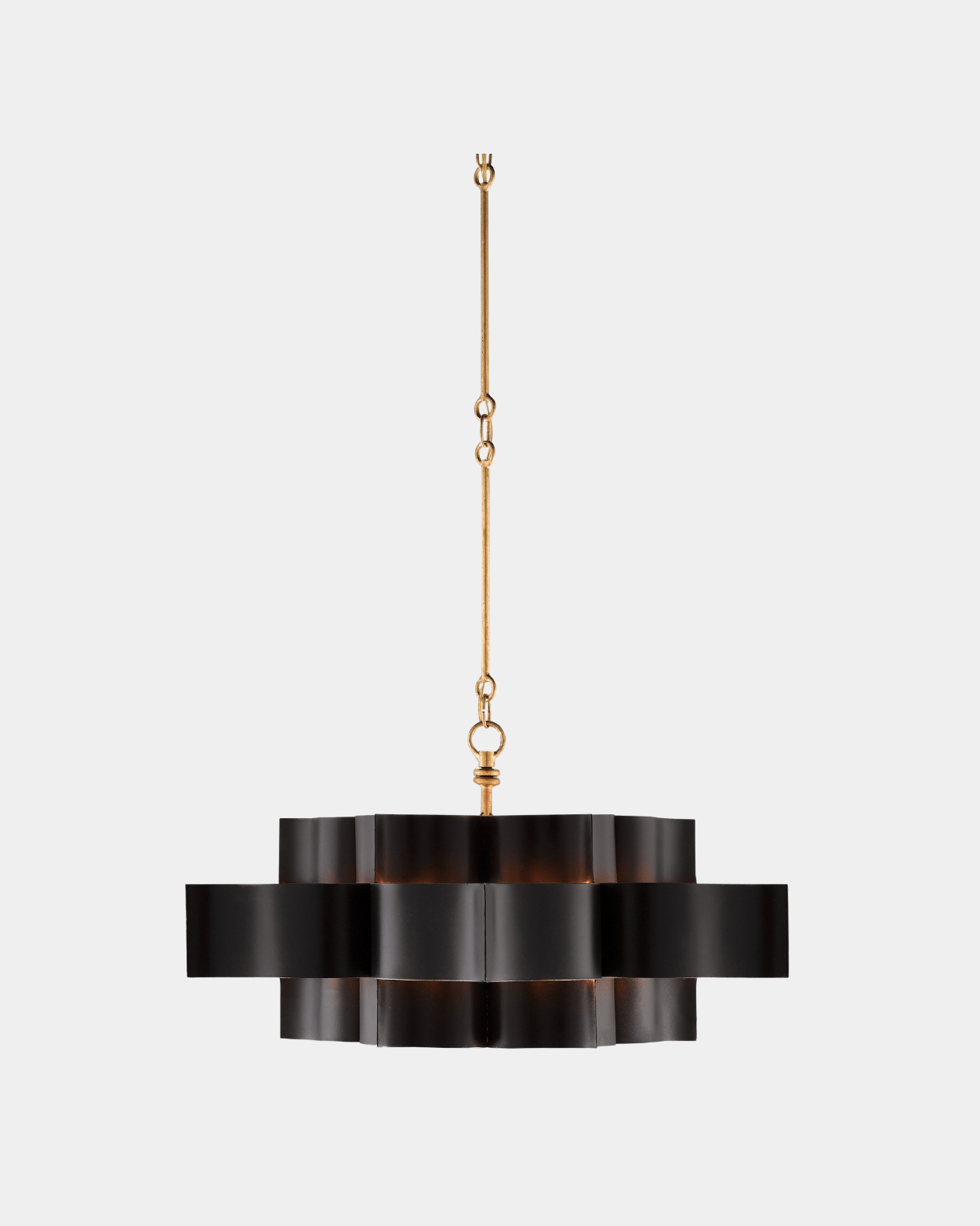 Grand Lotus Large Black Chandelier - Marble Lotus - Shop Grand Lotus Large Black Chandelier at Marble Lotus