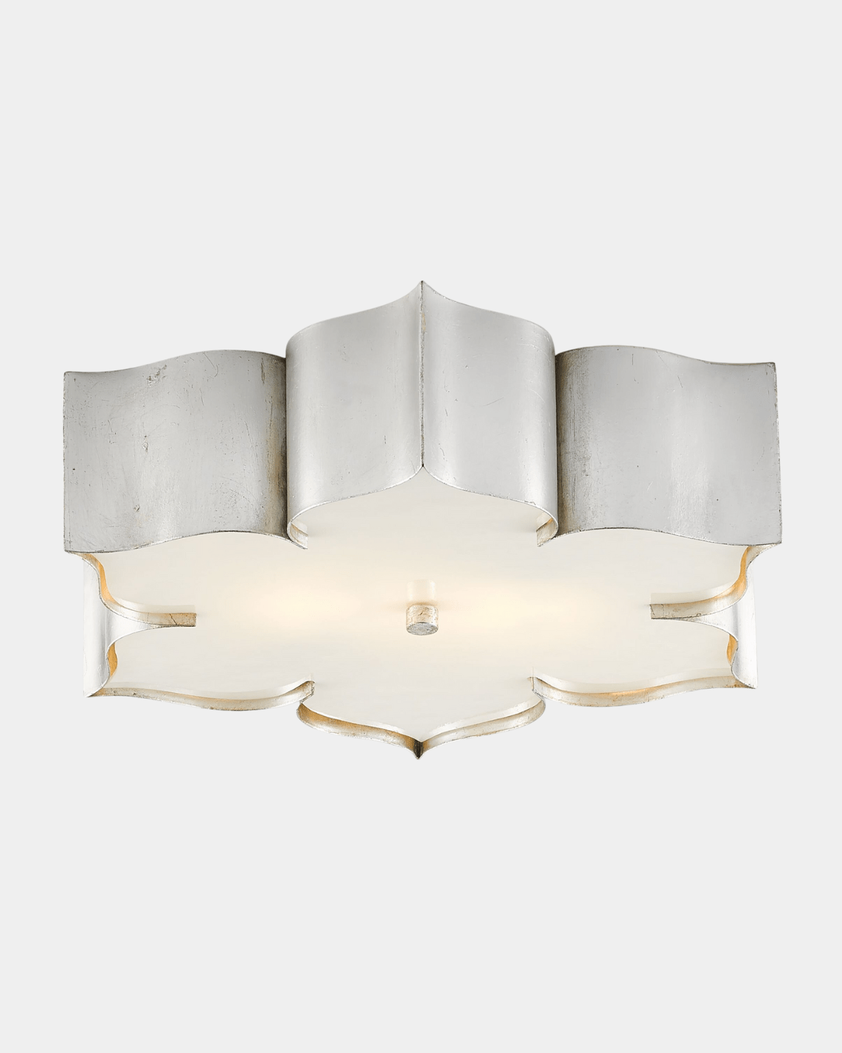 Grand Lotus Silver Flush Mount - Marble Lotus - Buy Grand Lotus Silver Flush Mount | Marble Lotus