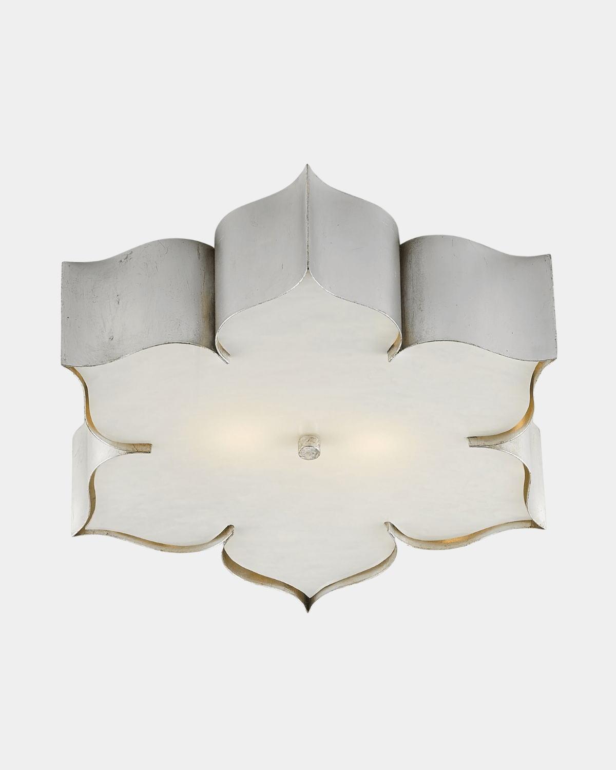 Grand Lotus Silver Flush Mount - Marble Lotus - Buy Grand Lotus Silver Flush Mount