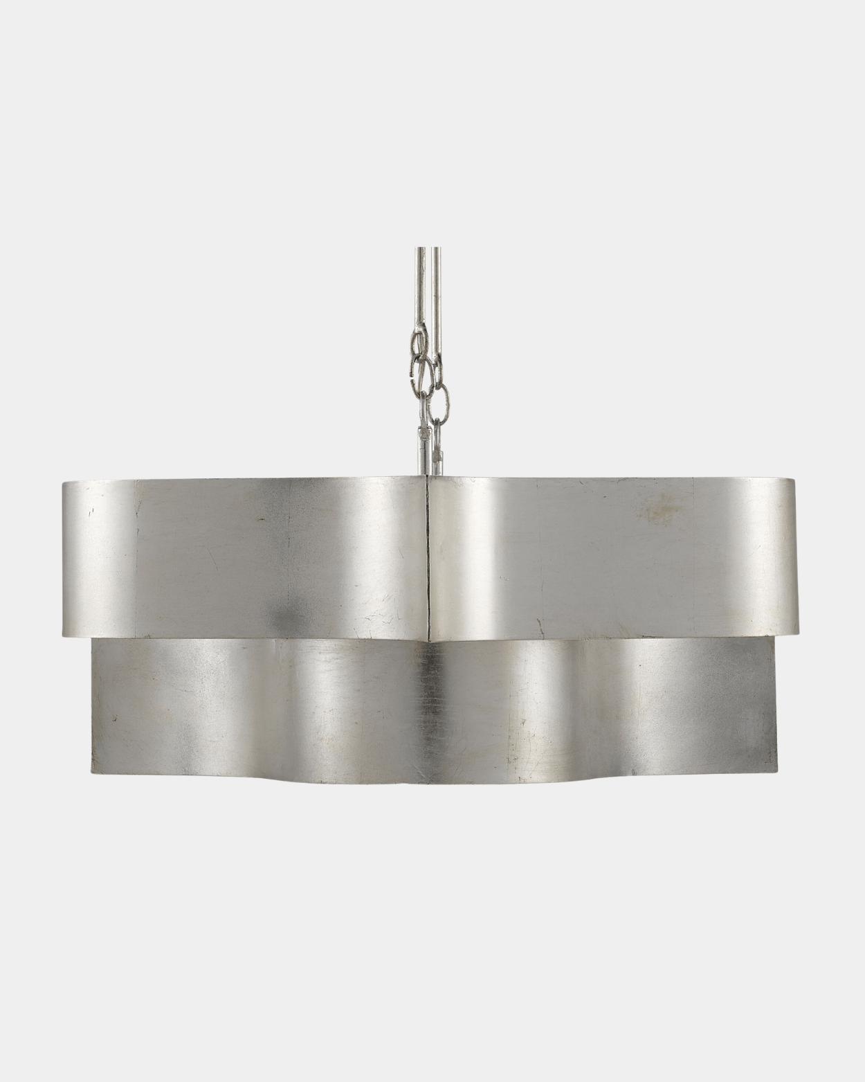 Grand Lotus Silver Oval Chandelier - Marble Lotus - Grand Lotus Silver Oval Chandelier | Marble Lotus