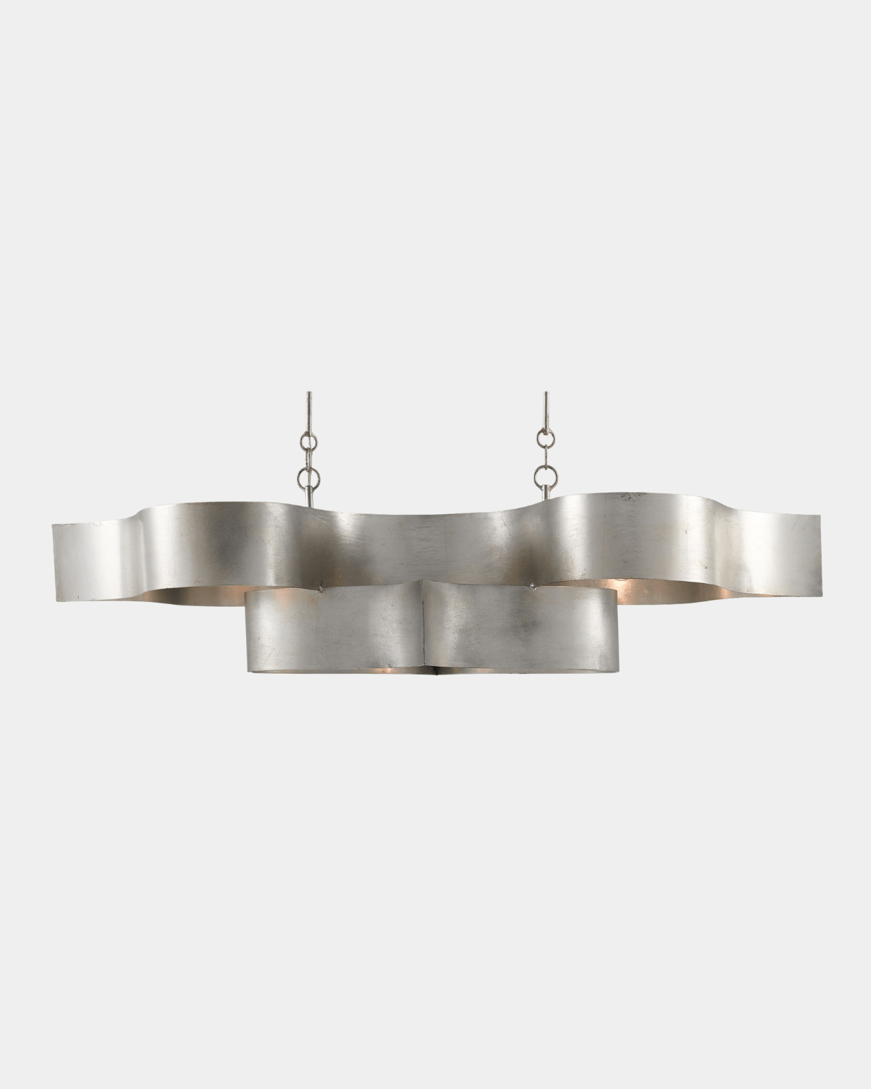 Grand Lotus Silver Oval Chandelier - Marble Lotus - Get Grand Lotus Silver Oval Chandelier | Marble Lotus