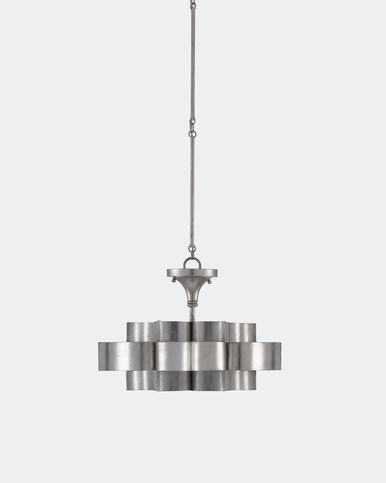 Grand Lotus Small Sliver Chandelier - Marble Lotus - Shop Grand Lotus Small Silver Chandelier | Marble Lotus