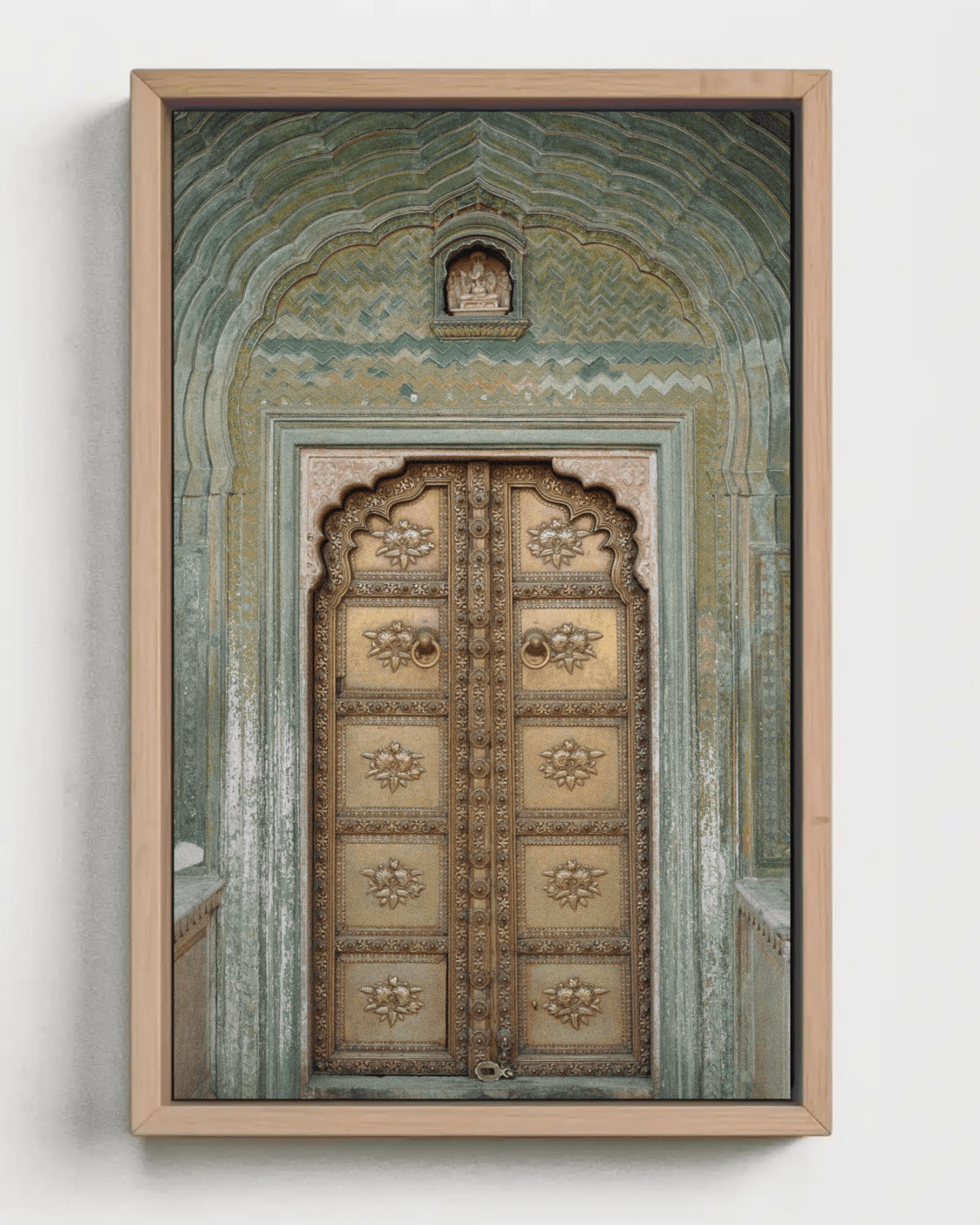 Green Gate Jaipur City Palace | Fine Art Print - Marble Lotus - Jaipur City Palace Green Gate Fine Art Print | Marble Lotus