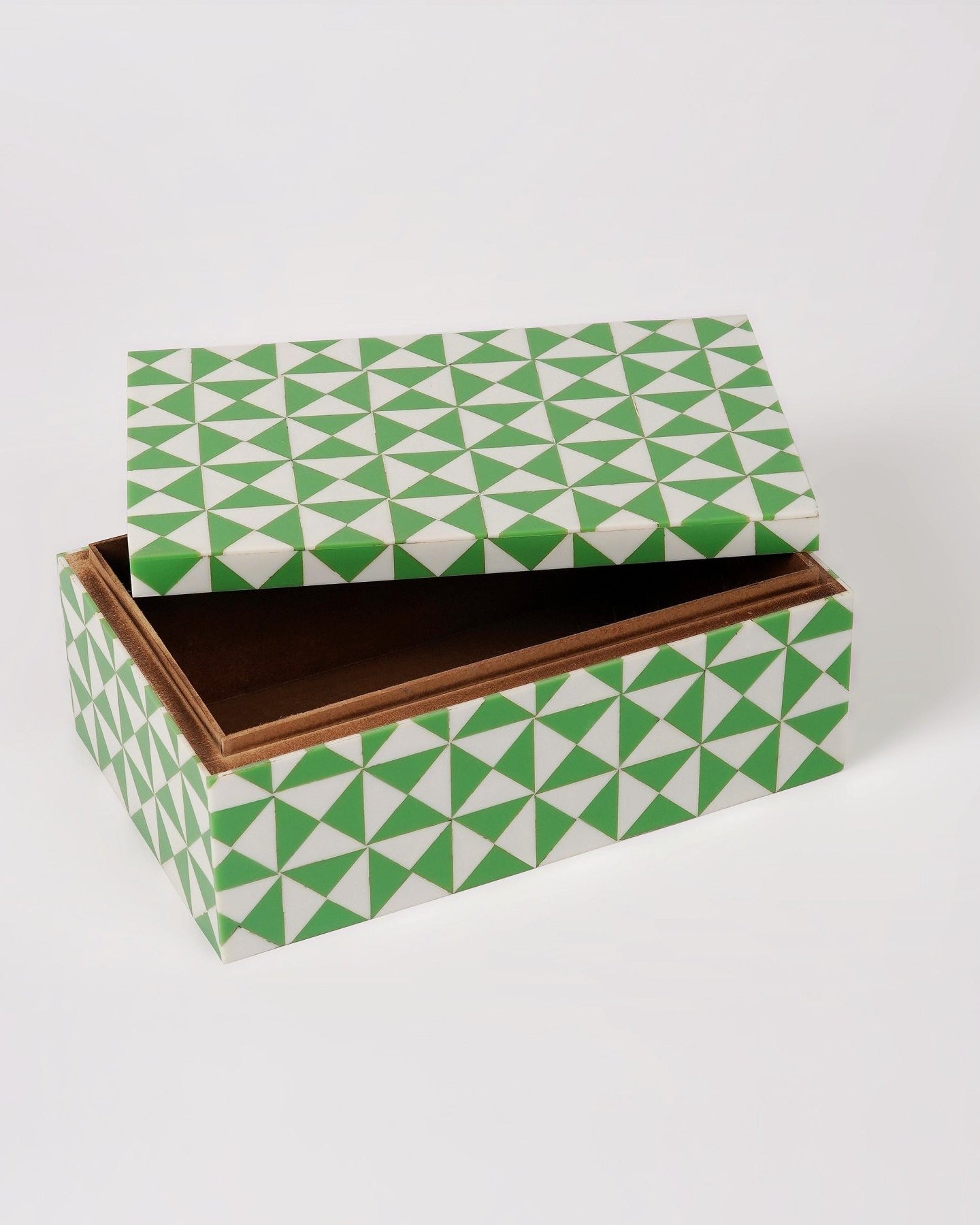 Green Wooden Box (Set of 2) - Marble Lotus - Order Saga Green Wooden Inlay Box Set of 2 | Marble Lotus