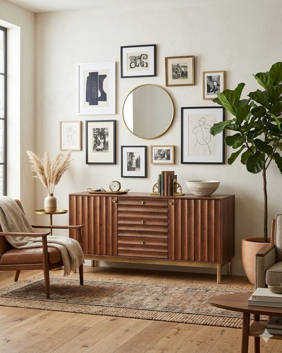 Groove Sideboard - Marble Lotus - Groove Sideboard