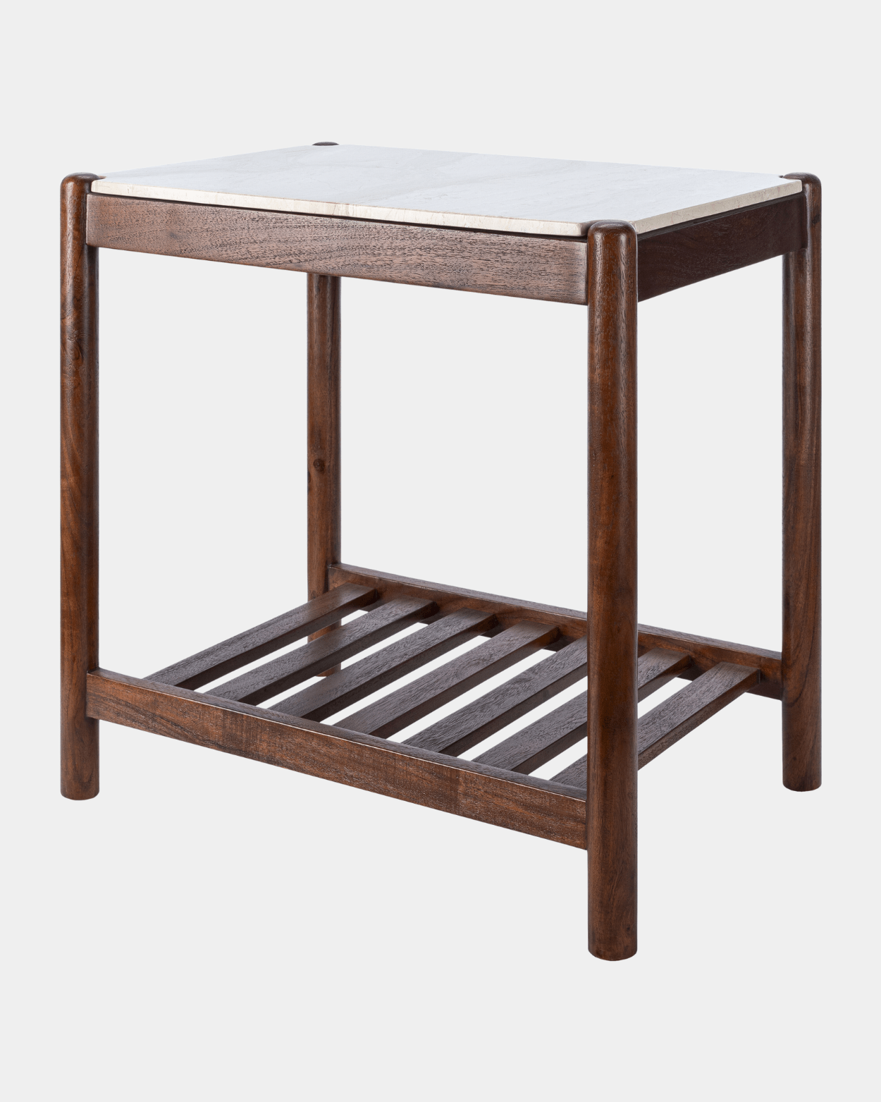 Guapa Modern Marble and Wood Side Table - Marble Lotus - Buy Guapa Modern Marble and Wood Side Table | Marble Lotus