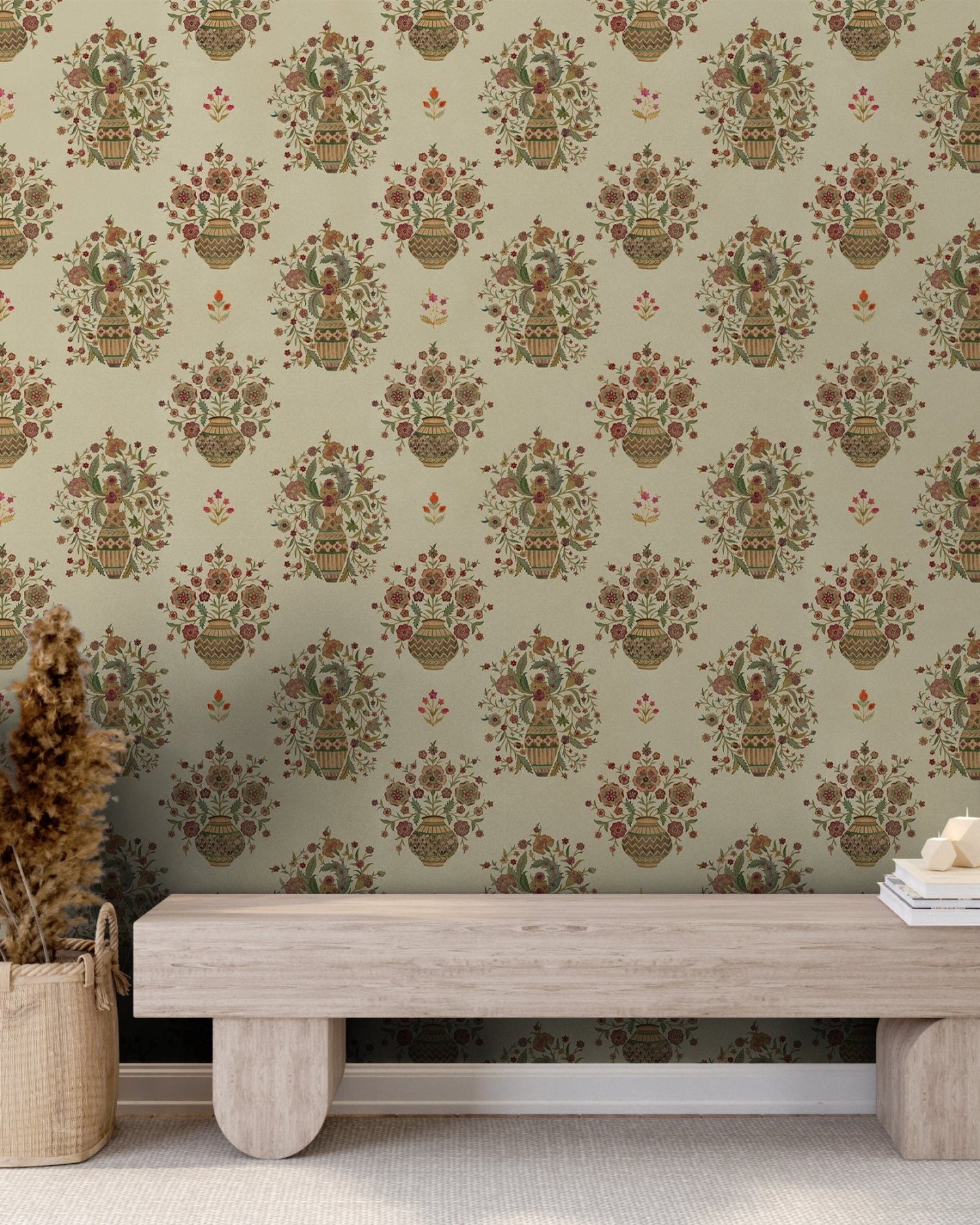 Guldasta - Beige - Marble Lotus - Guldasta - Beige