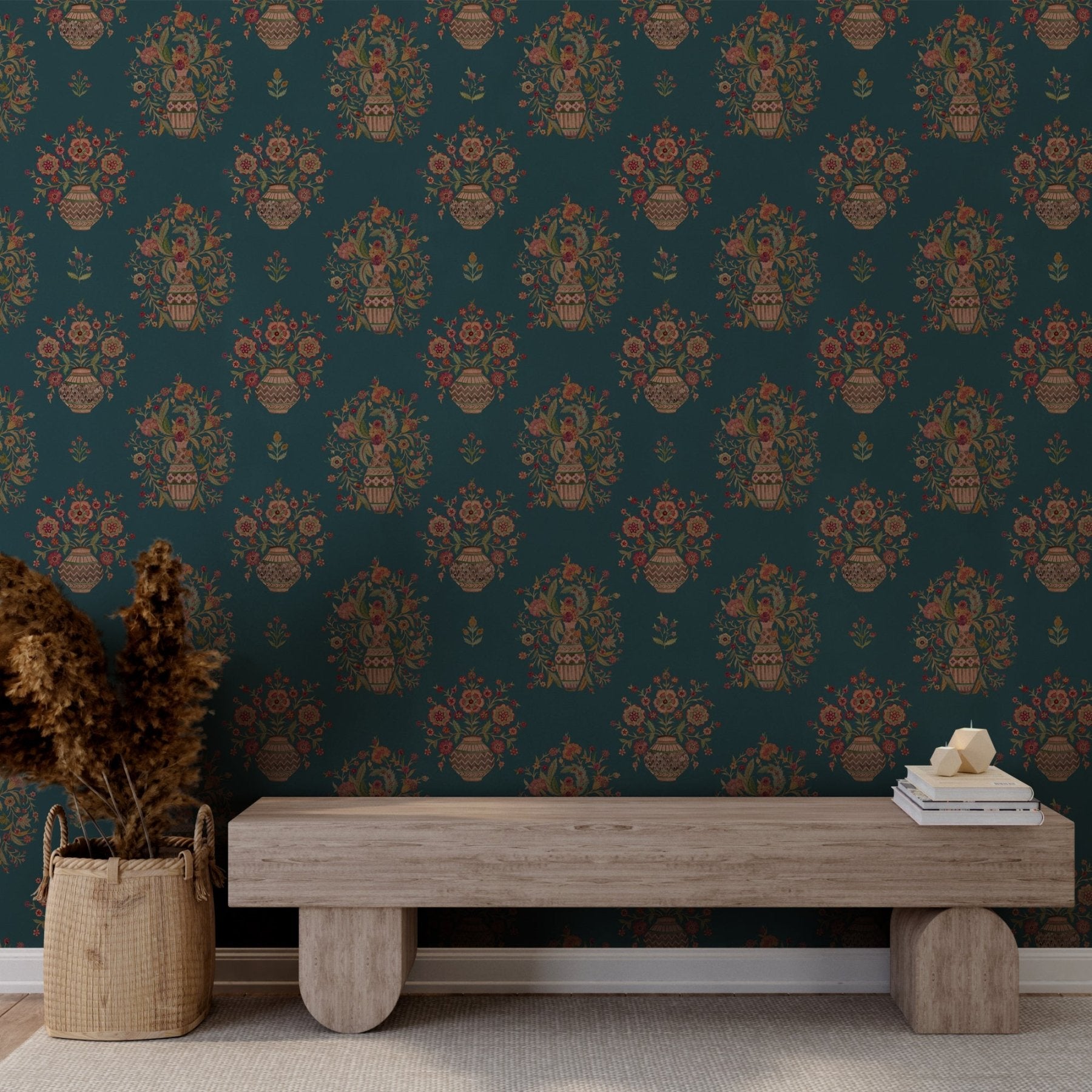 Guldasta - Denim Blue - Marble Lotus - Guldasta - Denim Blue