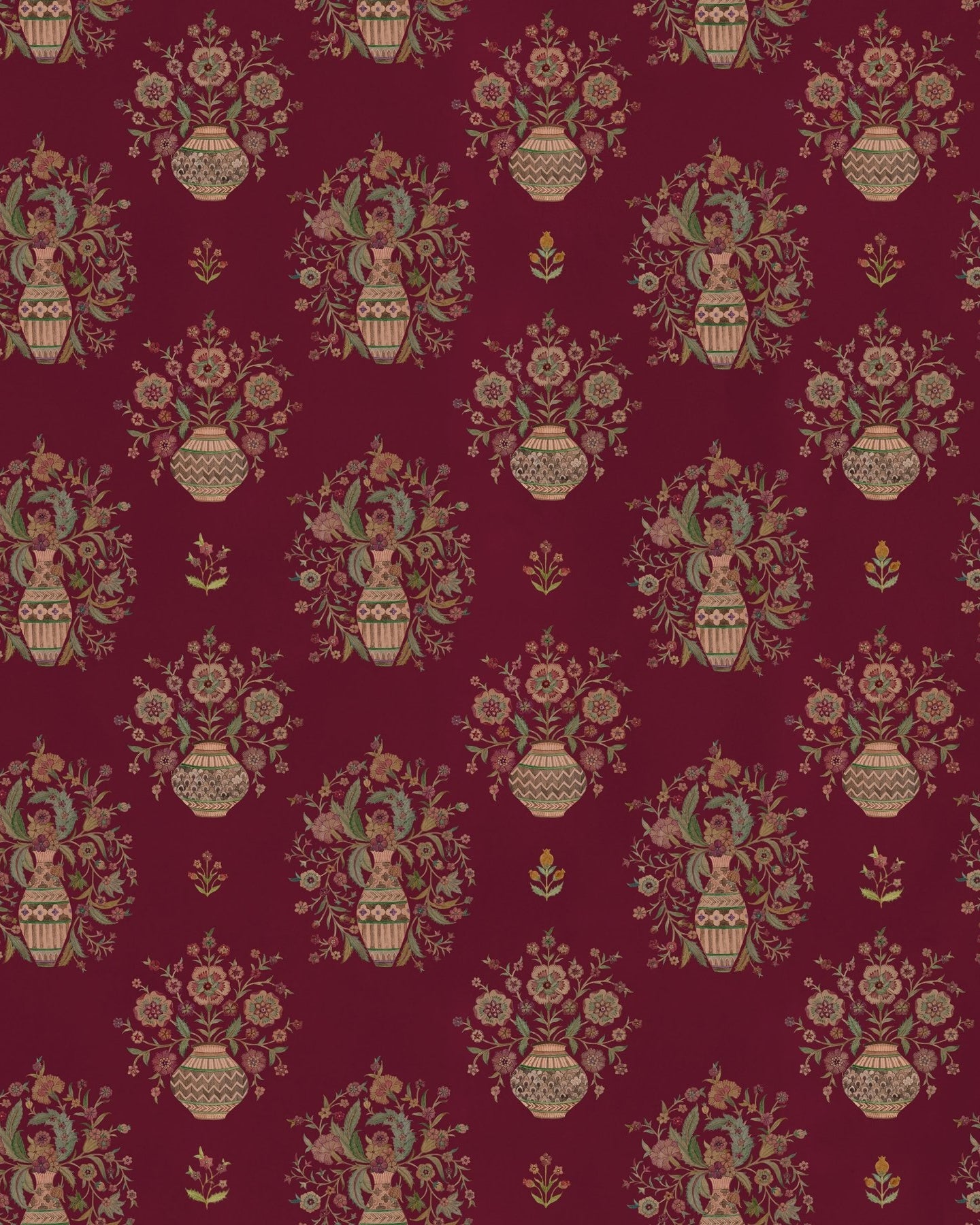 Guldasta - Maroon - Marble Lotus - Guldasta - Maroon