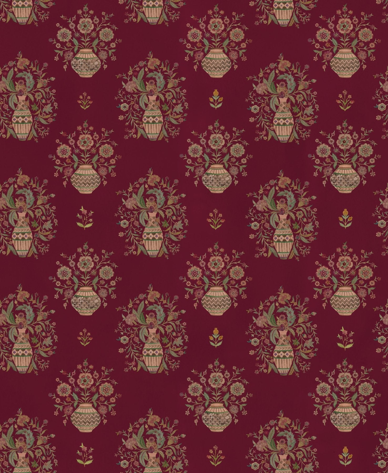 Guldasta - Maroon - Marble Lotus - Guldasta - Maroon