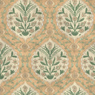 Gulmohar in Yellow - Marble Lotus - Gulmohar Indian Theme Wallpaper Rolls in Yellow for walls