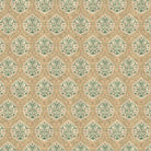 Gulmohar in Yellow - Marble Lotus - Gulmohar Indian Theme Wallpaper Rolls in Yellow for homes