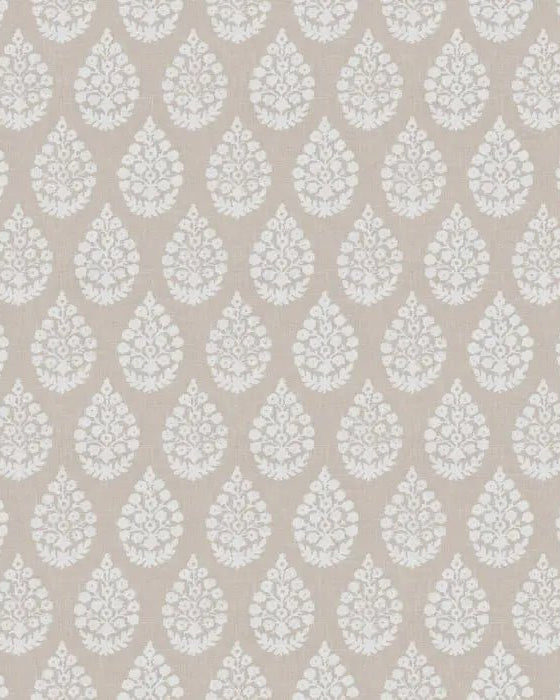 Gymkhana Arm Chair Block Print Beige - Marble Lotus - Gymkhana Arm Chair Block Print Beige