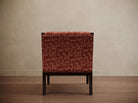 Gymkhana Arm Chair Patterned Brick Red - Marble Lotus - Gymkhana Arm Chair Patterned Brick Red
