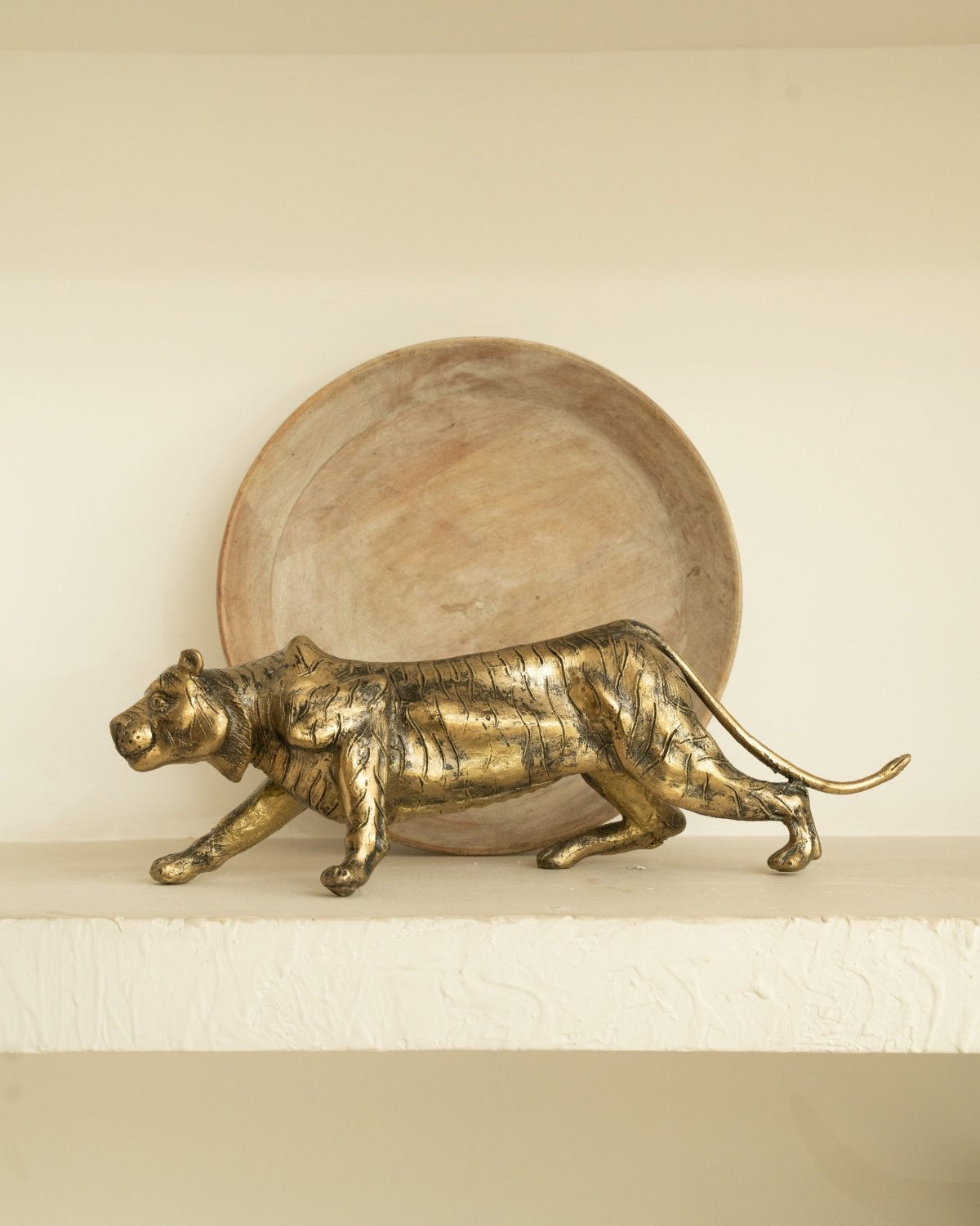 Handcrafted Jaguar Showpiece - Marble Lotus - Handcrafted Jaguar Showpiece