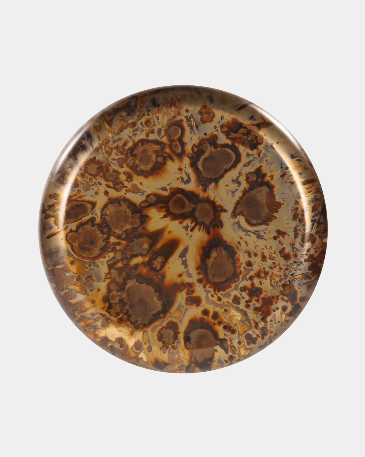 Hanson Side Table - Marble Lotus - Hanson Brown Side Table | Marble Lotus