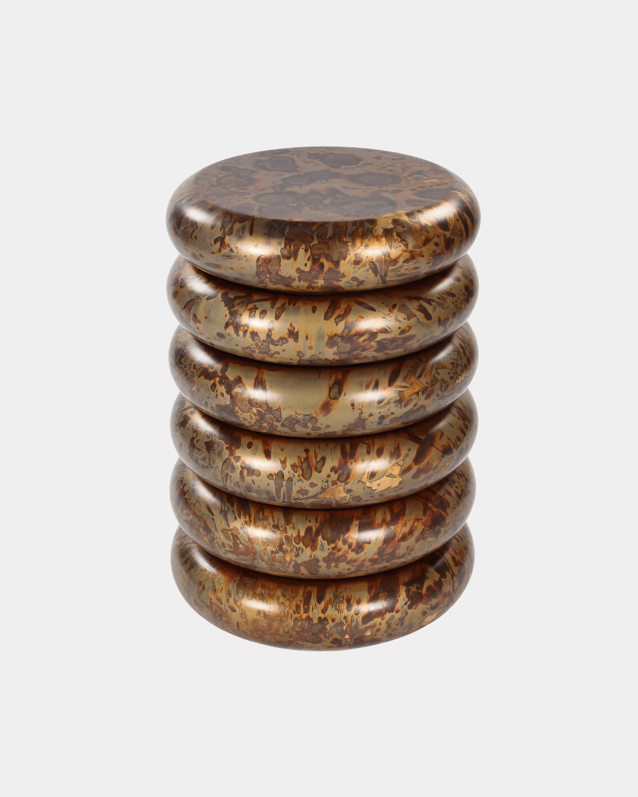 Hanson Side Table - Marble Lotus - Hanson Brown Side Table