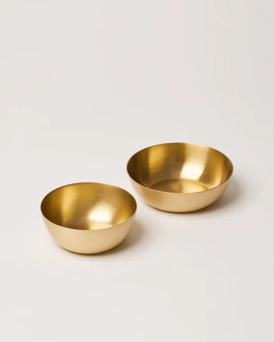 Heirloom Brass Dinner 4 Pcs Set - Marble Lotus - Heirloom Brass Dinner 4 Pcs Set