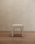 Hicks Square Step Arch Ottoman - Marble Lotus - Hicks Square Step Arch Ottoman