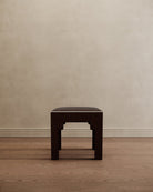 Hicks Square Step Arch Ottoman - Marble Lotus - Hicks Square Step Arch Ottoman