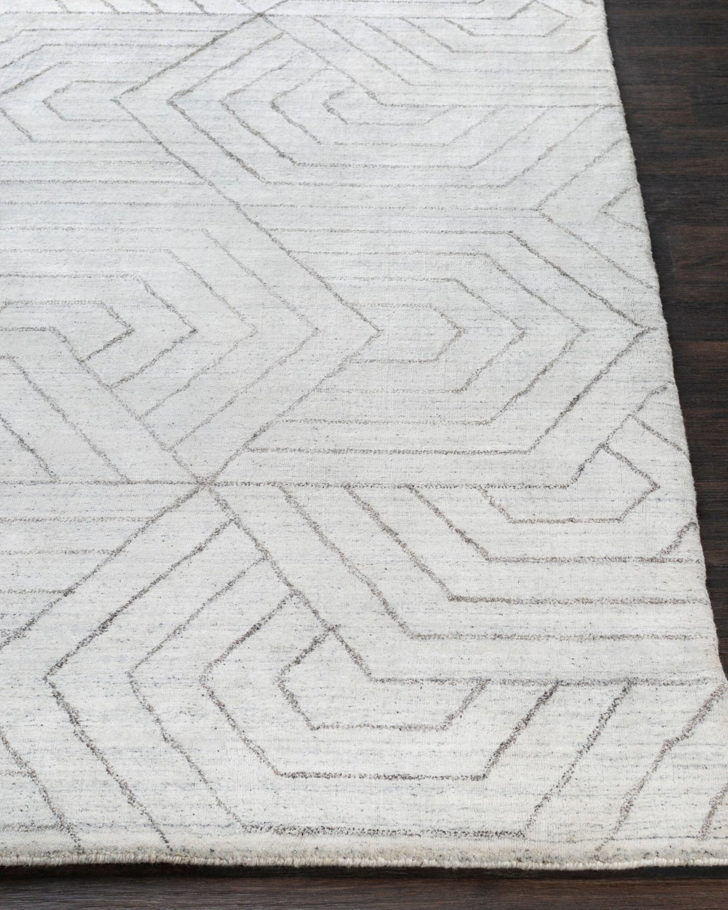 Hightower Handmade Rug - Marble Lotus - Hightower Handmade Rug