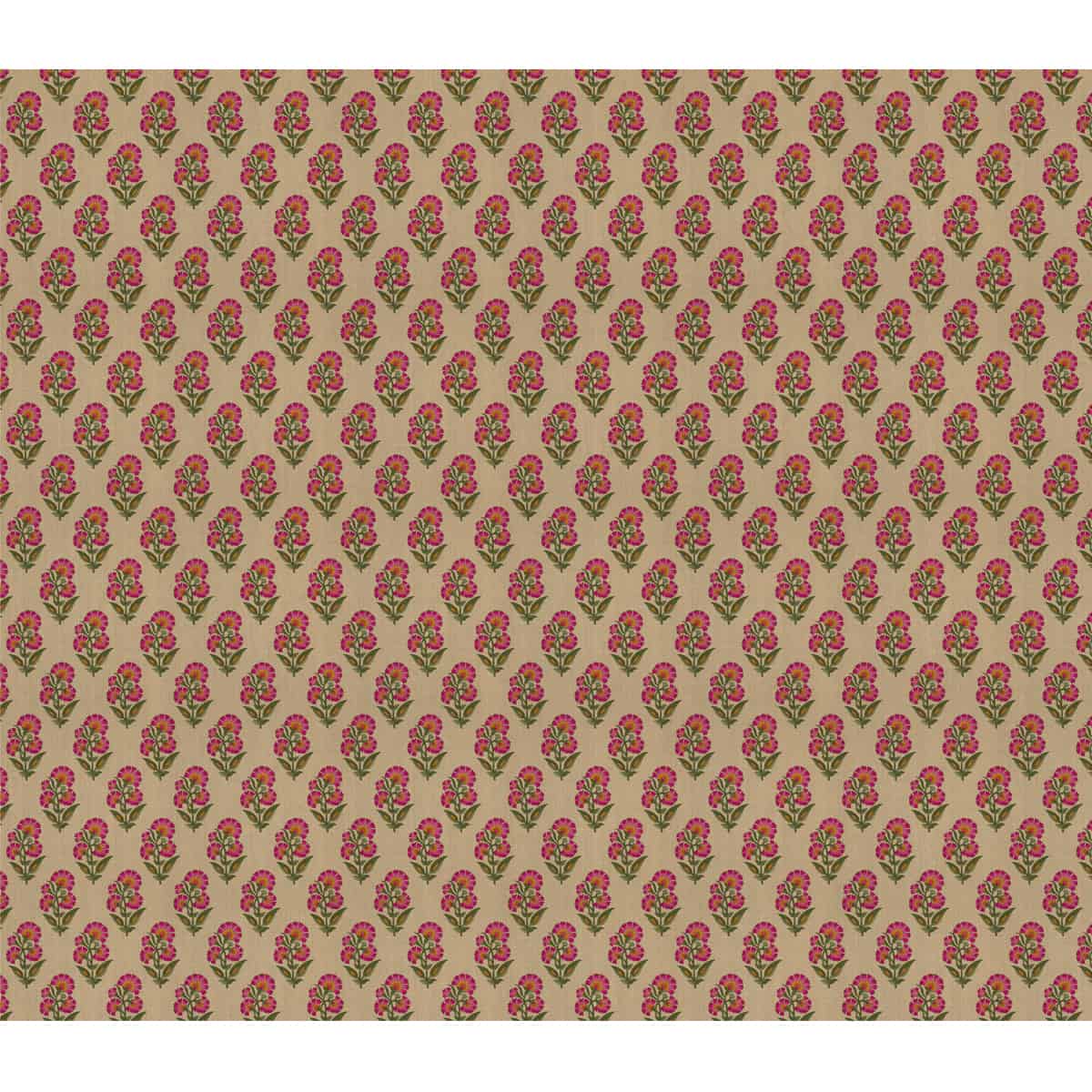 Indian Floral Theme Repeat Design Wallpaper, Luxury - Marble Lotus - Shop Indian Floral Theme Repeat Design Wallpaper