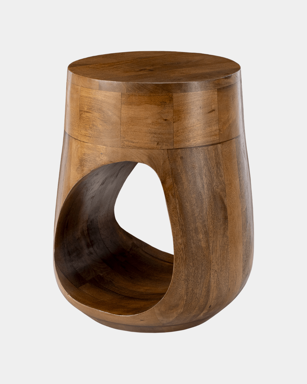 Isiri Brown Mango Wood Side Table - Marble Lotus - Isiri Brown Mango Wood Side Table. Order yours today.