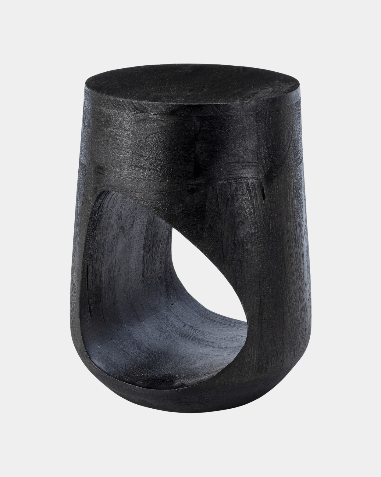 Isiri Obsidian Mango Wood Side Table - Marble Lotus - Black Mango Wood Side Table. Get it now | Marble Lotus