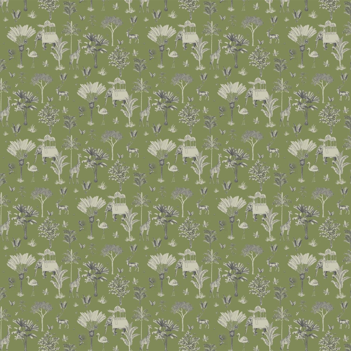 Itihaas, Indian Theme Room Wallpaper, Green - Marble Lotus - Itihaas Indian Theme Room Wallpaper (Green). Shop now.