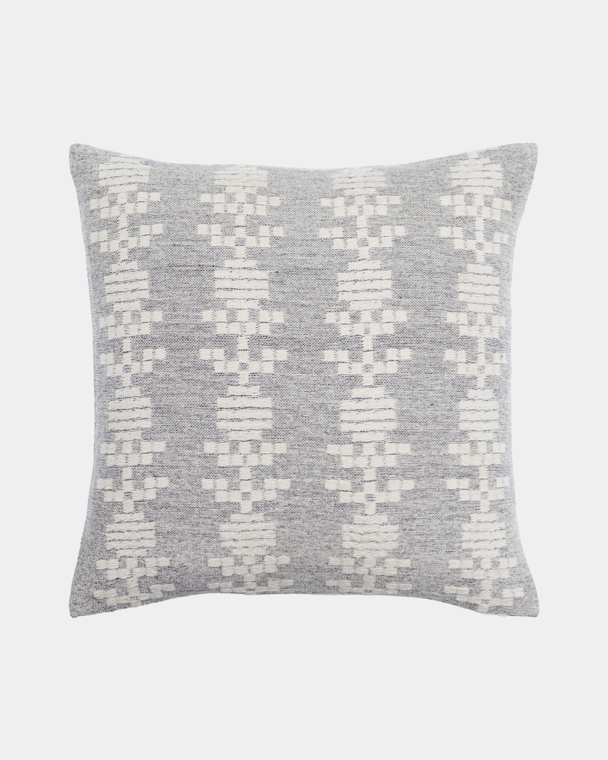 Ivory Blue Geometric Patterned Pillow - Marble Lotus - Ivory Blue Geometric Paterned Pillow. Get it today