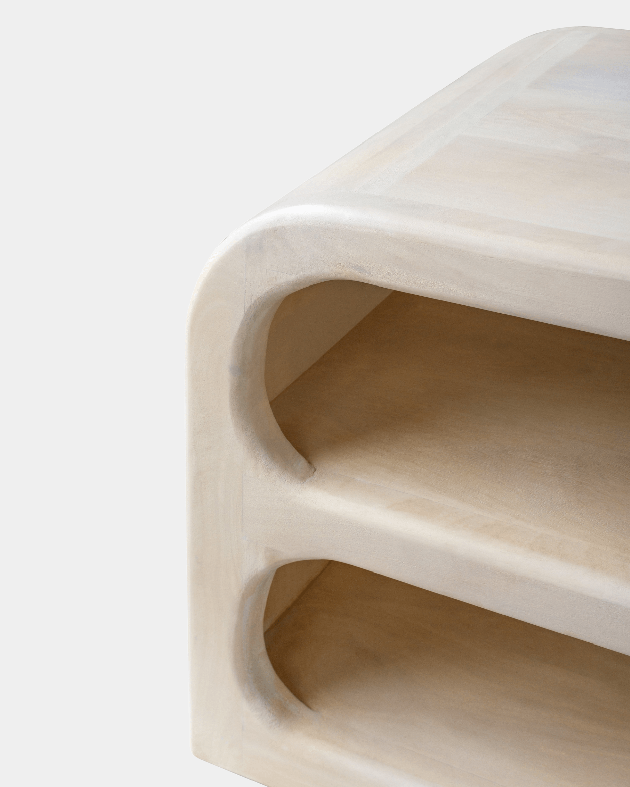 Ivory Mango Wood Side Table - Marble Lotus - Ivory Mango Wood Side Table 1. Get it now | Marble Lotus